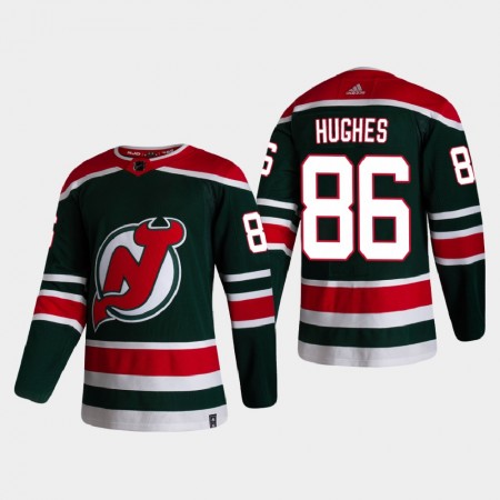 Miesten NHL New Jersey Devils Pelipaita Jack Hughes 86 2020-2021 Reverse Retro Authentic Miesten NHL New Jersey Devils Pelipaita Jack Hughes 86 2020-2021 Reverse Retro Authentic